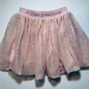 Disney Princess Bibbidi Bobbidi Boutique Pink Sequin Tulle Skirt M